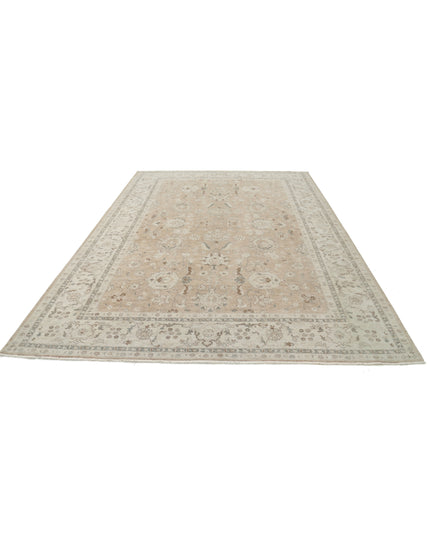 Serenity 8' 1" X 11' 2" Hand Knotted Wool Rug 8' 1" X 11' 2" (246 X 340) / Taupe / Wool