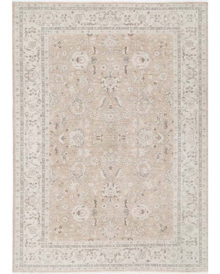 Serenity 8' 1" X 11' 2" Hand Knotted Wool Rug 8' 1" X 11' 2" (246 X 340) / Taupe / Wool