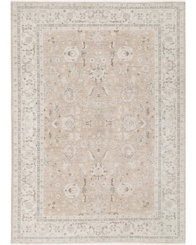 Serenity 8' 1" X 11' 2" Hand Knotted Wool Rug 8' 1" X 11' 2" (246 X 340) / Taupe / Wool