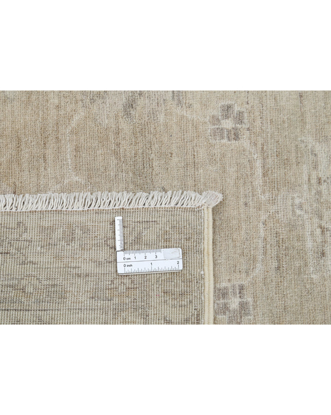 Serenity 4' 11" X 12' 2" Hand Knotted Wool Rug 4' 11" X 12' 2" (150 X 371) / Taupe / Wool