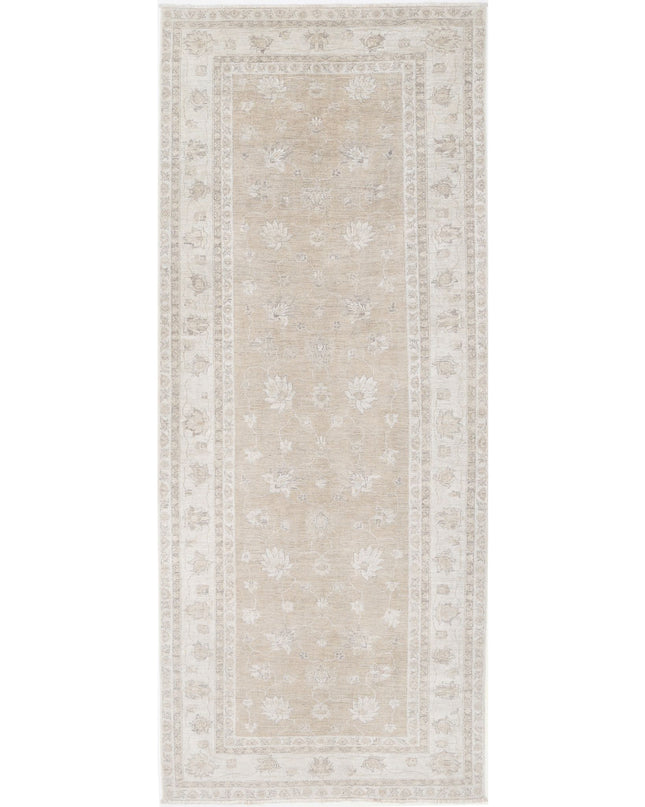 Serenity 4' 11" X 12' 2" Hand Knotted Wool Rug 4' 11" X 12' 2" (150 X 371) / Taupe / Wool