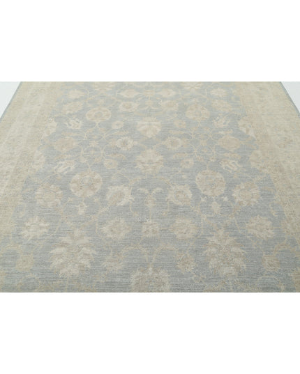 Serenity 7' 10" X 11' 3" Hand Knotted Wool Rug 7' 10" X 11' 3" (239 X 343) / Blue / Wool