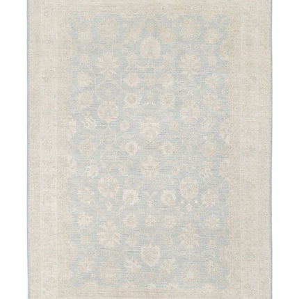 Serenity 7' 10" X 11' 3" Hand Knotted Wool Rug 7' 10" X 11' 3" (239 X 343) / Blue / Wool