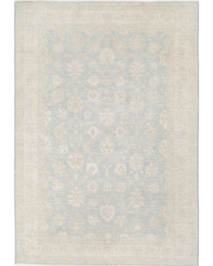 Serenity 7' 10" X 11' 3" Hand Knotted Wool Rug 7' 10" X 11' 3" (239 X 343) / Blue / Wool