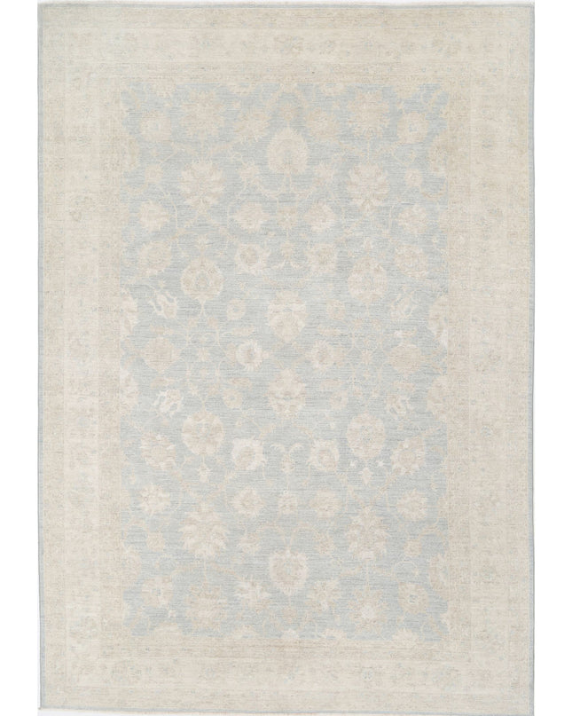 Serenity 7' 10" X 11' 3" Hand Knotted Wool Rug 7' 10" X 11' 3" (239 X 343) / Blue / Wool