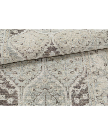 Serenity 2' 6" X 9' 5" Hand Knotted Wool Rug 2' 6" X 9' 5" (76 X 287) / Grey / Wool