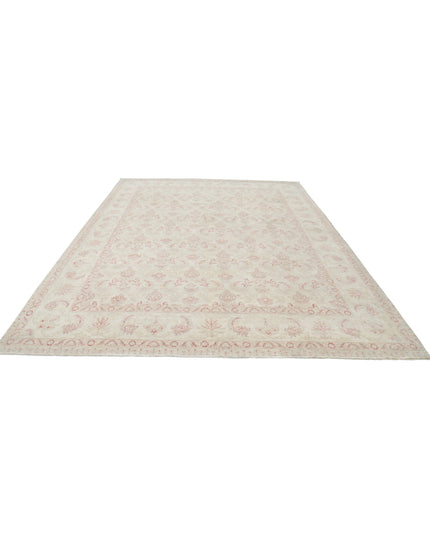 Serenity 8' 10" X 11' 5" Hand Knotted Wool Rug 8' 10" X 11' 5" (269 X 348) / Ivory / Wool