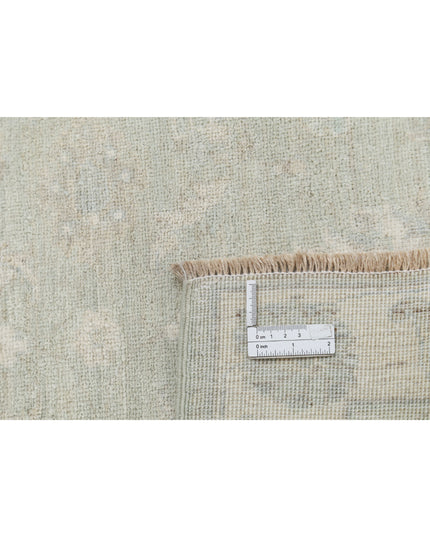 Serenity 2' 3" X 2' 9" Hand Knotted Wool Rug 2' 3" X 2' 9" (69 X 84) / Green / Wool