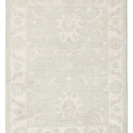 Serenity 2' 3" X 2' 9" Hand Knotted Wool Rug 2' 3" X 2' 9" (69 X 84) / Green / Wool
