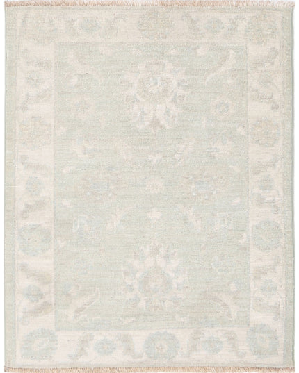Serenity 2' 3" X 2' 9" Hand Knotted Wool Rug 2' 3" X 2' 9" (69 X 84) / Green / Wool