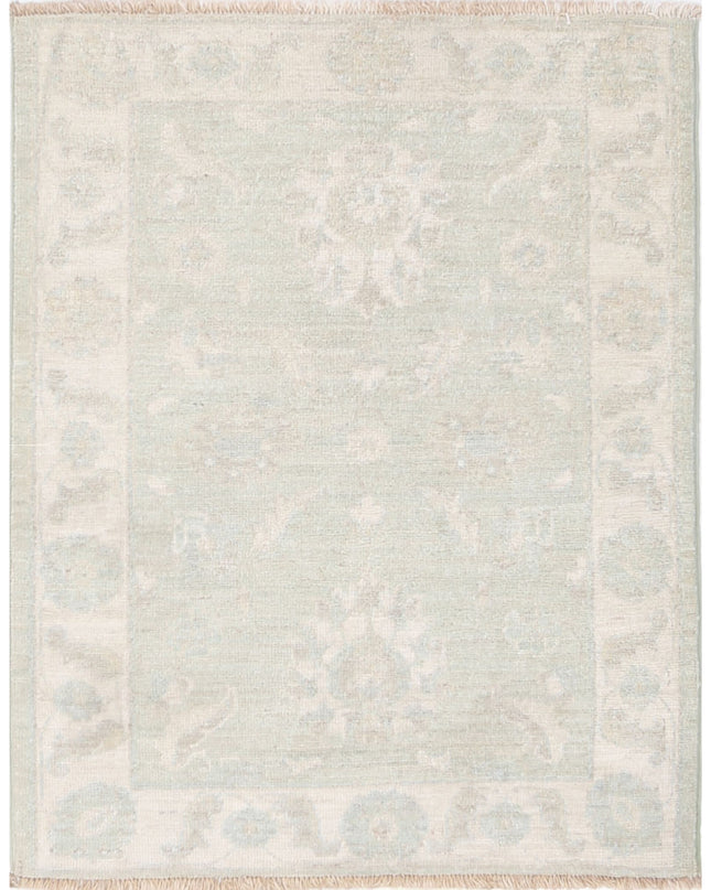 Serenity 2' 3" X 2' 9" Hand Knotted Wool Rug 2' 3" X 2' 9" (69 X 84) / Green / Wool