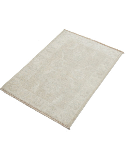 Serenity 2' 2" X 3' 1" Hand Knotted Wool Rug 2' 2" X 3' 1" (66 X 94) / Beige / Wool