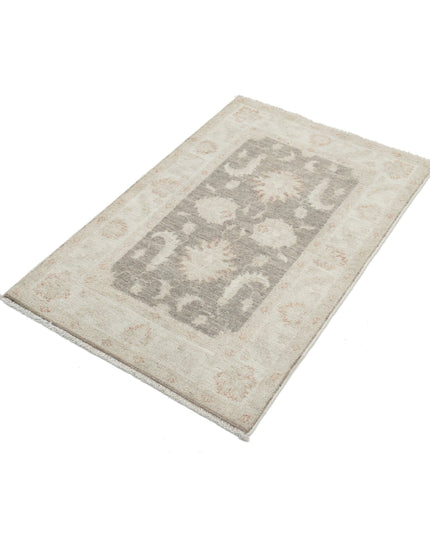 Serenity 2' 7" X 3' 11" Hand Knotted Wool Rug 2' 7" X 3' 11" (79 X 119) / Brown / Wool