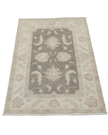 Serenity 2' 7" X 3' 11" Hand Knotted Wool Rug 2' 7" X 3' 11" (79 X 119) / Brown / Wool