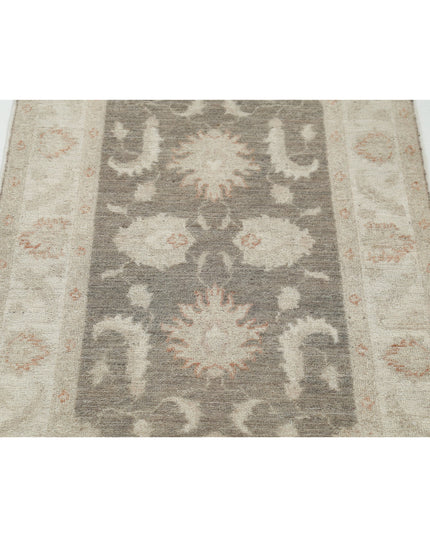 Serenity 2' 7" X 3' 11" Hand Knotted Wool Rug 2' 7" X 3' 11" (79 X 119) / Brown / Wool