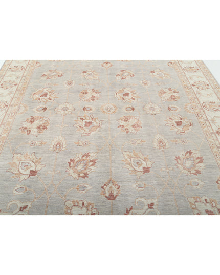 Serenity 8' 9" X 11' 6" Hand Knotted Wool Rug 8' 9" X 11' 6" (267 X 351) / Grey / Wool