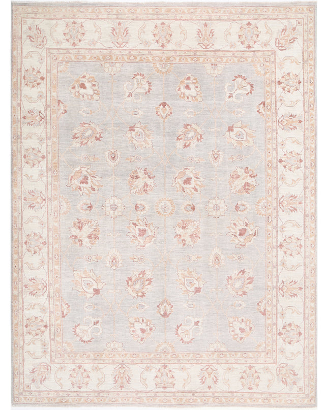 Serenity 8' 9" X 11' 6" Hand Knotted Wool Rug 8' 9" X 11' 6" (267 X 351) / Grey / Wool