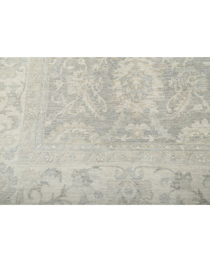 Serenity 9' 7" X 12' 10" Hand Knotted Wool Rug 9' 7" X 12' 10" (292 X 391) / Grey / Wool
