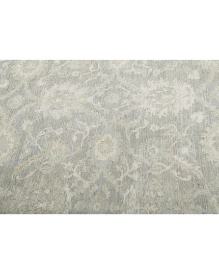 Serenity 9' 7" X 12' 10" Hand Knotted Wool Rug 9' 7" X 12' 10" (292 X 391) / Grey / Wool