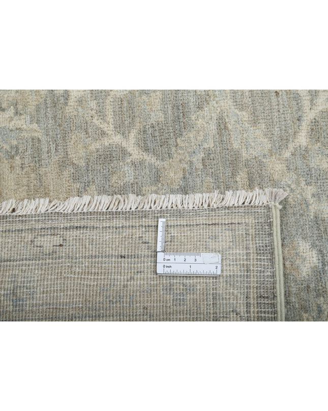 Serenity 9' 7" X 12' 10" Hand Knotted Wool Rug 9' 7" X 12' 10" (292 X 391) / Grey / Wool