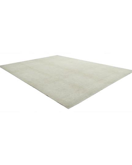 Serenity 11' 7" X 15' 3" Hand Knotted Wool Rug 11' 7" X 15' 3" (353 X 465) / Ivory / Wool