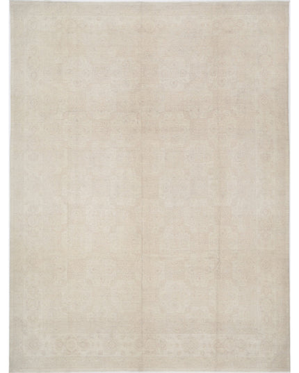 Serenity 11' 7" X 15' 3" Hand Knotted Wool Rug 11' 7" X 15' 3" (353 X 465) / Ivory / Wool
