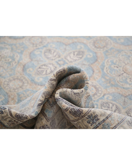 Serenity 13' 11" X 17' 11" Hand Knotted Wool Rug 13' 11" X 17' 11" (424 X 546) / Blue / Wool