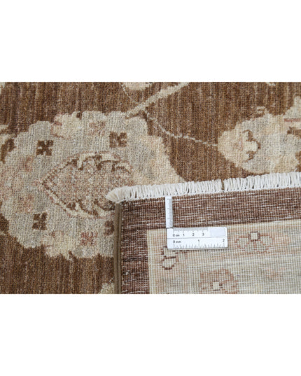 Serenity 8' 8" X 11' 9" Hand Knotted Wool Rug 8' 8" X 11' 9" (264 X 358) / Brown / Wool