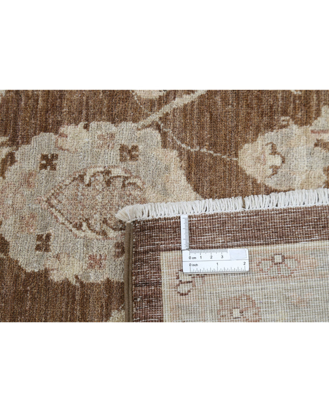 Serenity 8' 8" X 11' 9" Hand Knotted Wool Rug 8' 8" X 11' 9" (264 X 358) / Brown / Wool