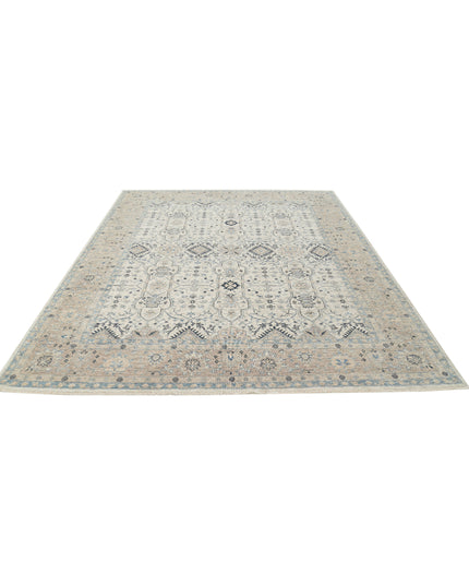 Serenity 8' 0" X 9' 5" Hand Knotted Wool Rug 8' 0" X 9' 5" (244 X 287) / Ivory / Wool