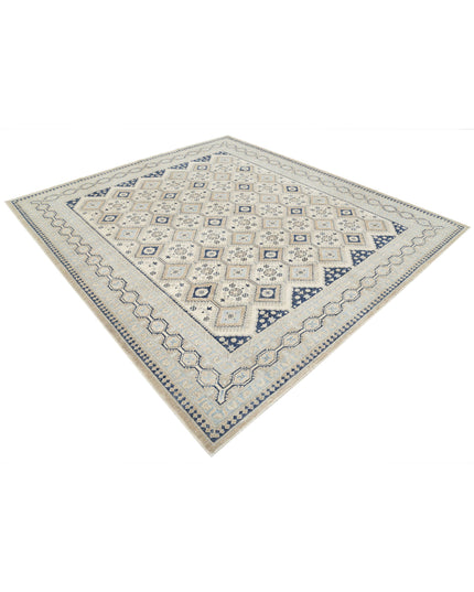 Serenity 8' 3" X 9' 2" Hand Knotted Wool Rug 8' 3" X 9' 2" (251 X 280) / Ivory / Wool