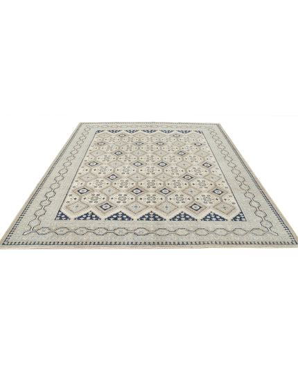 Serenity 8' 3" X 9' 2" Hand Knotted Wool Rug 8' 3" X 9' 2" (251 X 280) / Ivory / Wool