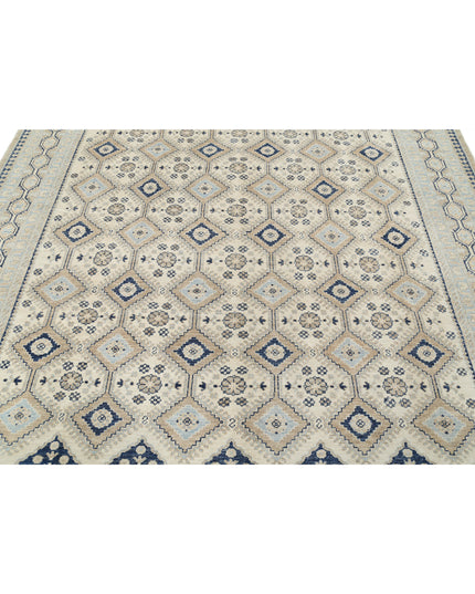 Serenity 8' 3" X 9' 2" Hand Knotted Wool Rug 8' 3" X 9' 2" (251 X 280) / Ivory / Wool