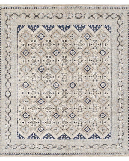 Serenity 8' 3" X 9' 2" Hand Knotted Wool Rug 8' 3" X 9' 2" (251 X 280) / Ivory / Wool