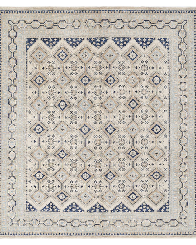 Serenity 8' 3" X 9' 2" Hand Knotted Wool Rug 8' 3" X 9' 2" (251 X 280) / Ivory / Wool