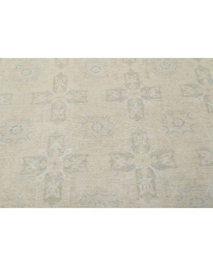 Serenity 12' 2" X 14' 10" Hand Knotted Wool Rug 12' 2" X 14' 10" (371 X 452) / Ivory / Wool