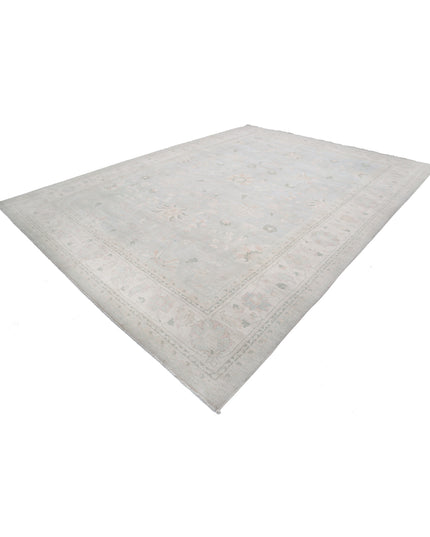 Serenity 10' 8" X 14' 4" Hand Knotted Wool Rug 10' 8" X 14' 4" (325 X 437) / Blue / Wool