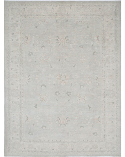Serenity 10' 8" X 14' 4" Hand Knotted Wool Rug 10' 8" X 14' 4" (325 X 437) / Blue / Wool