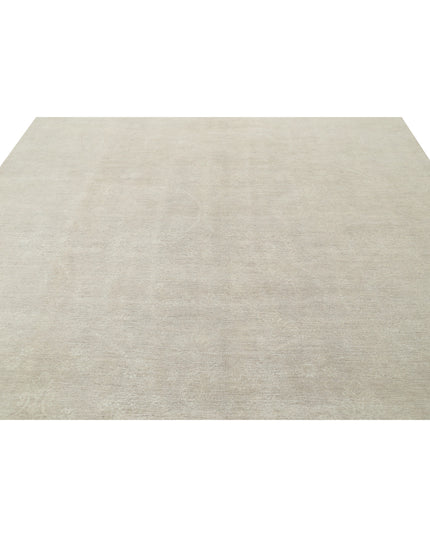 Serenity 8' 9" X 11' 7" Hand Knotted Wool Rug 8' 9" X 11' 7" (267 X 353) / Taupe / Wool