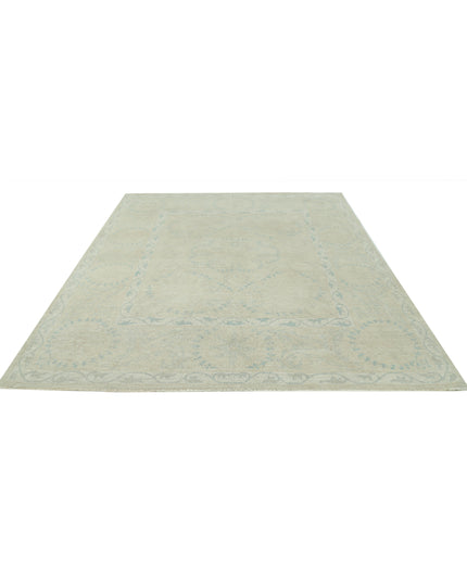Serenity 7' 9" X 9' 4" Hand Knotted Wool Rug 7' 9" X 9' 4" (236 X 284) / Beige / Wool