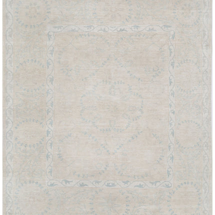 Serenity 7' 9" X 9' 4" Hand Knotted Wool Rug 7' 9" X 9' 4" (236 X 284) / Beige / Wool
