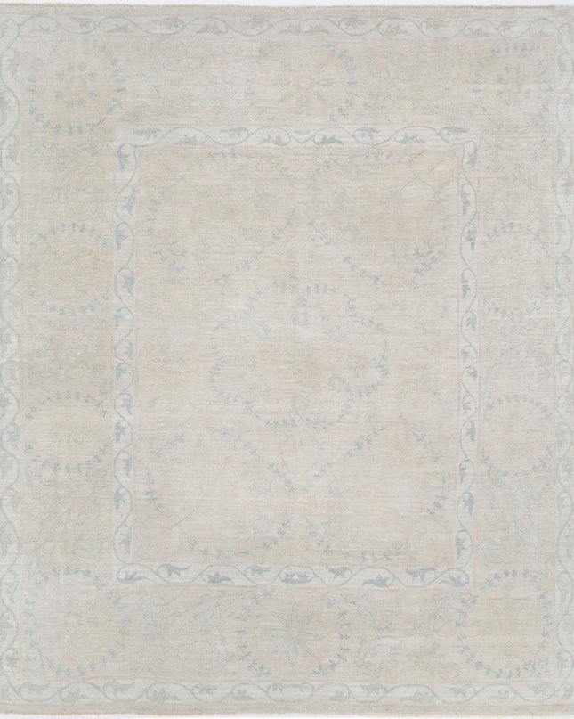 Serenity 7' 9" X 9' 4" Hand Knotted Wool Rug 7' 9" X 9' 4" (236 X 284) / Beige / Wool