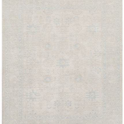 Serenity 8' 1" X 9' 6" Hand Knotted Wool Rug 8' 1" X 9' 6" (246 X 290) / Ivory / Wool