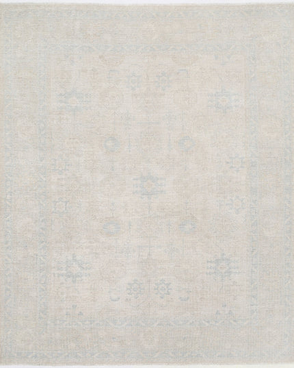 Serenity 8' 1" X 9' 6" Hand Knotted Wool Rug 8' 1" X 9' 6" (246 X 290) / Ivory / Wool