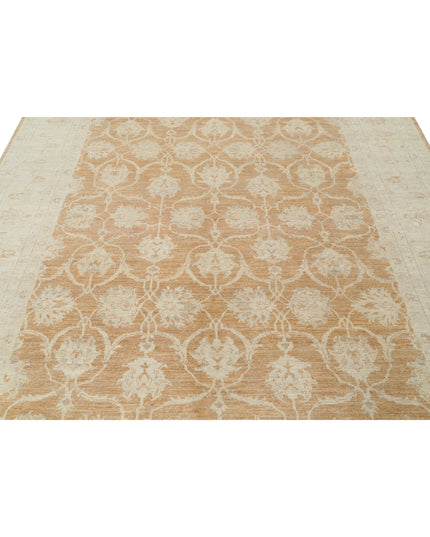 Serenity 7' 10" X 9' 5" Hand Knotted Wool Rug 7' 10" X 9' 5" (239 X 287) / Orange / Wool