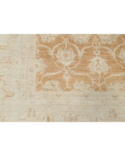 Serenity 7' 10" X 9' 5" Hand Knotted Wool Rug 7' 10" X 9' 5" (239 X 287) / Orange / Wool