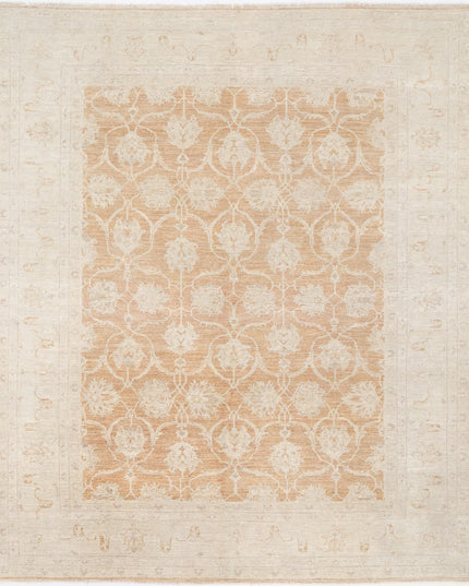 Serenity 7' 10" X 9' 5" Hand Knotted Wool Rug 7' 10" X 9' 5" (239 X 287) / Orange / Wool
