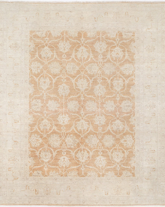 Serenity 7' 10" X 9' 5" Hand Knotted Wool Rug 7' 10" X 9' 5" (239 X 287) / Orange / Wool
