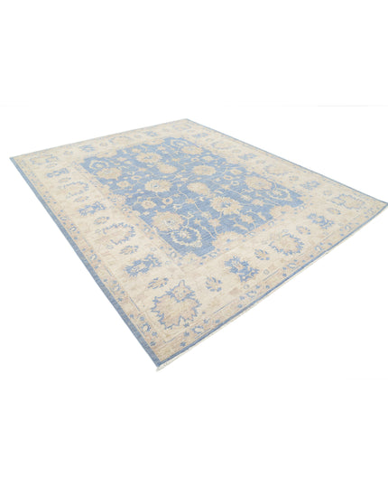 Serenity 8' 1" X 9' 9" Hand Knotted Wool Rug 8' 1" X 9' 9" (246 X 297) / Blue / Wool
