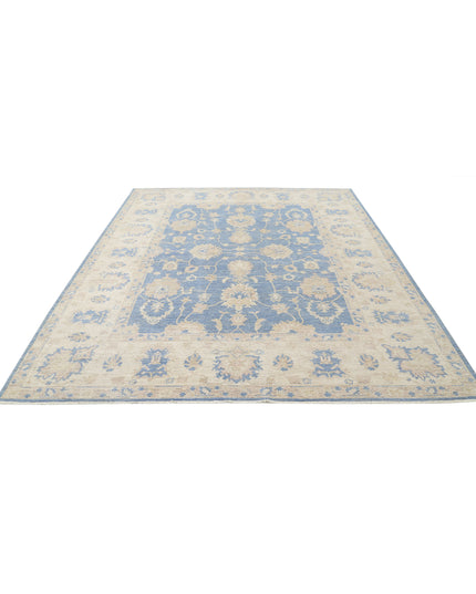 Serenity 8' 1" X 9' 9" Hand Knotted Wool Rug 8' 1" X 9' 9" (246 X 297) / Blue / Wool